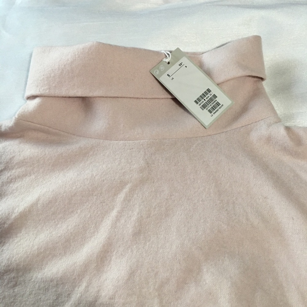 COS Sweater Wool Cotton Blend Pullover Woman Size Small Blush Pink - Picture 6 of 11